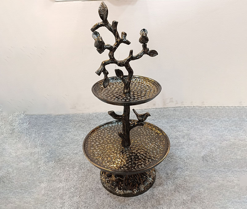 <span style="margin: 0px 0px 5px 0px; font-weight: 600; color:#81655d;">Item #: 505</span><br />2 Tier Cup Cake Stand