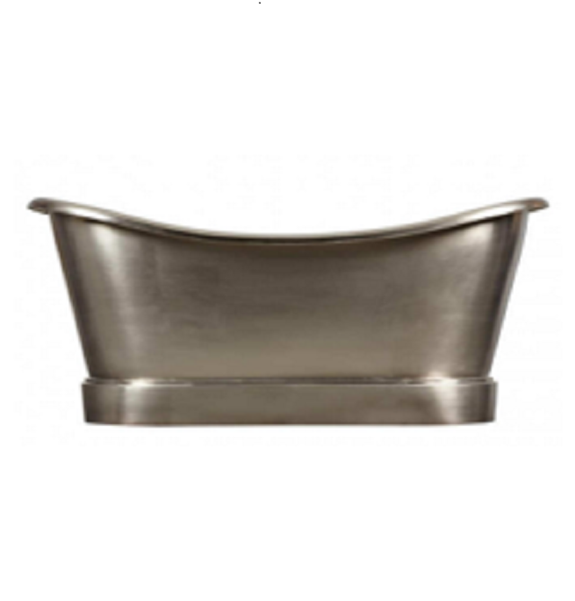 <span style="margin: 0px 0px 5px 0px; font-weight: 600; color:#81655d;">Item #: 5450</span><br />Polished Matte Nickel Plated Copper Bathtub