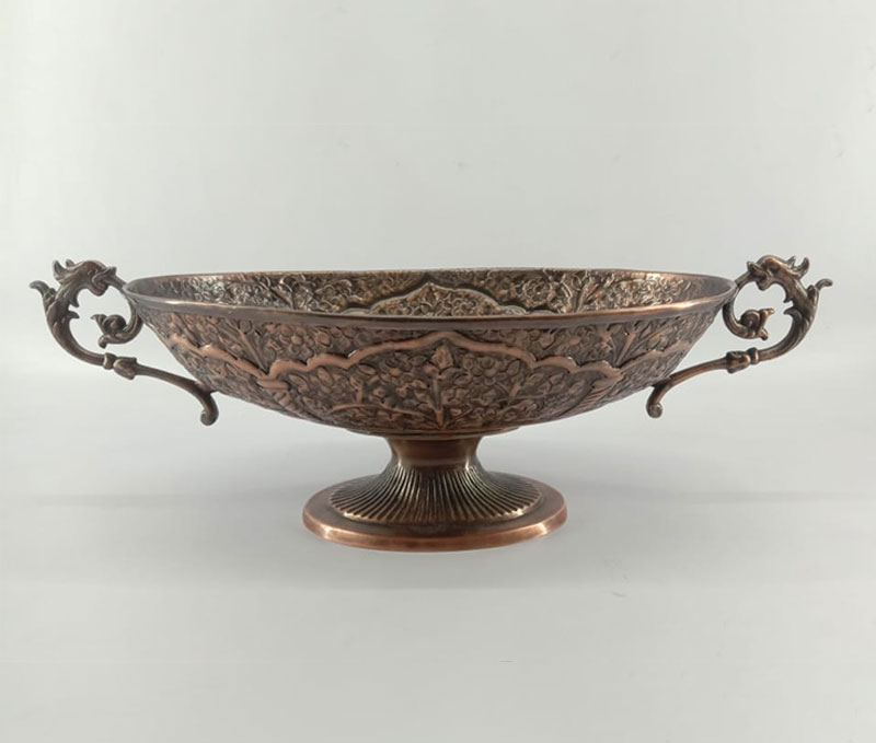 <span style="margin: 0px 0px 5px 0px; font-weight: 600; color:#81655d;">Item #: AN-3010</span><br />Embossed  OVAL SHAPE BOWL